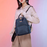 Oxford Canvas Backpack for Women Teenage Girls School Travel Bag
