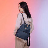 Oxford Canvas Backpack for Women Teenage Girls School Travel Bag