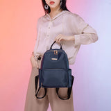 Oxford Canvas Backpack for Women Teenage Girls School Travel Bag