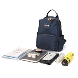 Oxford Canvas Backpack for Women Teenage Girls School Travel Bag