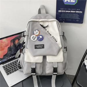 Versatile Large Capacity Backpack for Middle and High School Students