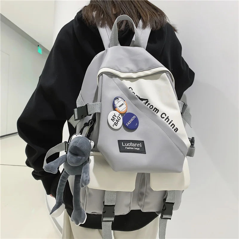 Versatile Large Capacity Backpack for Middle School Students