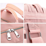 Women's USB Charging Backpack Casual Student Bag Waterproof