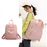 Women's USB Charging Backpack Casual Student Bag Waterproof