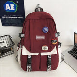 Large Capacity College Students Backpack Female