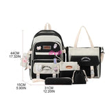 Girls School Bag Set Bookbag Pencil Case Daypack
