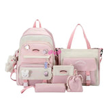 Girls School Bag Set Bookbag Pencil Case Daypack