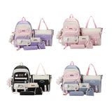 Girls School Bag Set Bookbag for 13.3-15 inch Laptop