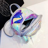Hologram Laser Transparent School Bag for Teens Girls