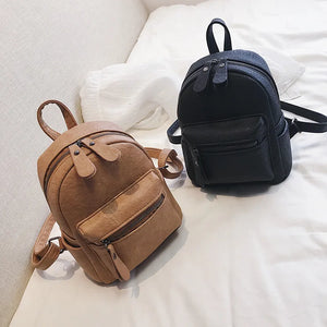 Preppy Style Women's Mini Backpack All-Matching Ins Hot Student Schoolbag