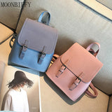 Women's PU Leather School Backpack - Candy Travel Bag