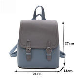 Women's PU Leather School Backpack - Candy Travel Bag