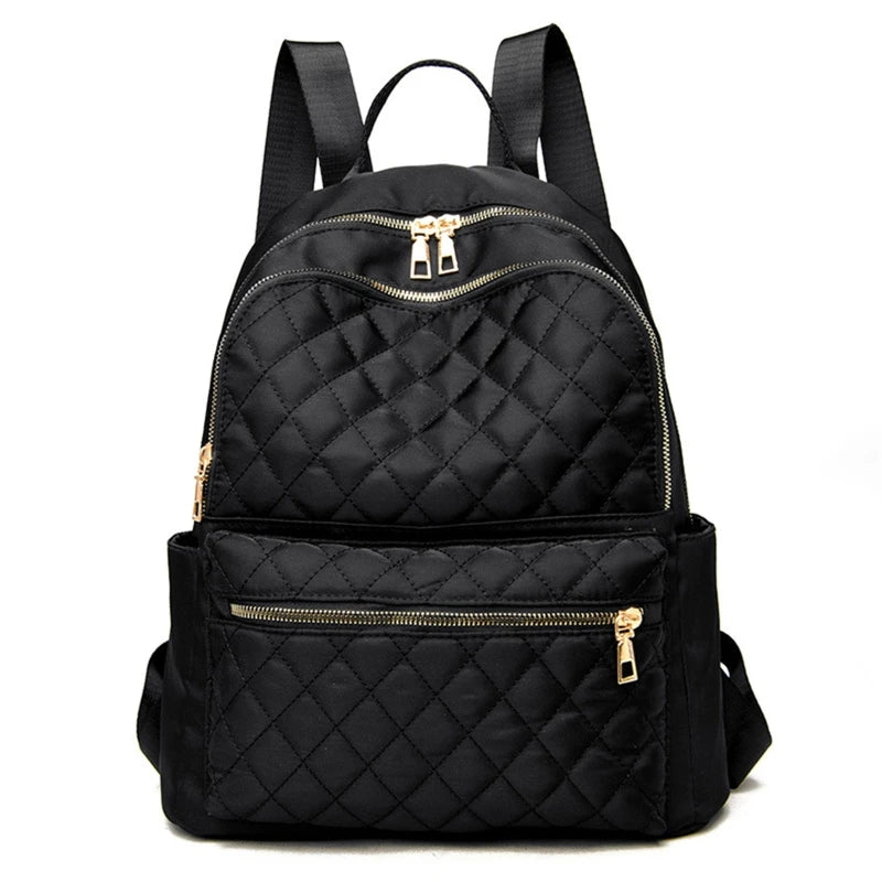 Women's Nylon Travel Backpack Shoulder Bag Small Casual Daypack