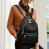 Women's Nylon Travel Backpack Shoulder Bag Small Casual Daypack