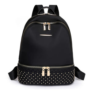 Women's School Bag Travel Daypack Bookbag Multiple Pockets