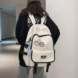 College Students Backpack Large Capacity Harajuku School Student Backpack