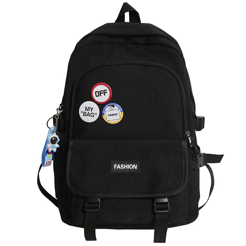 College Students Backpack Large Capacity Harajuku School Student Backpack