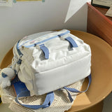 Large Capacity Backpack with Pin Accessories Pendant