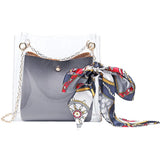 Lady Jelly Backpack with Luggage Strap