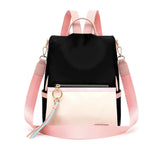 Waterproof School Bags for Girls Patchwork Backpack