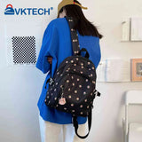 Floral Prints School Bag College Student Teenage Laptop Rucksack