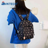 Floral Prints School Bag College Student Teenage Laptop Rucksack