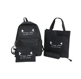 4 in 1 Backpack Set Girls Messenger Bag Women Ladies Backpack