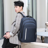 Waterproof Oxford Cloth Backpack High Capacity Business Travel Laptop Bag