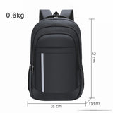 Waterproof Oxford Cloth Backpack High Capacity Business Travel Laptop Bag