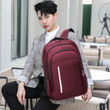 Waterproof Oxford Cloth Backpack High Capacity Business Travel Laptop Bag