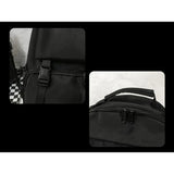 Large Capacity Solid Harajuku School Backpack