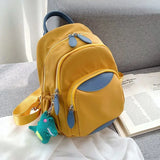 Patchwork Large Capacity School Book Bag Zipper Travel Mochila