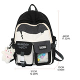 Teen Girls School Backpack College Bag Women Lightweight Travel Daypack
