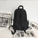 Unisex Patchwork Casual Backpack All-match Book Bag Waterproof Teens Ins