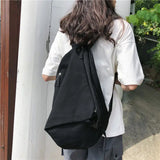 Unisex Canvas Harajuku Travel Backpack Large Capacity