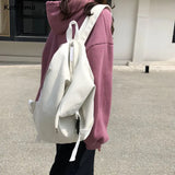 Unisex Canvas Harajuku Travel Backpack Large Capacity