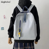 Waterproof Canvas Backpack Big Capacity School Book Bag