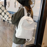 Women's PU Leather Backpack Large Capacity Multi-function Bag