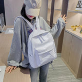 Women's PU Leather Backpack Large Capacity Multi-function Bag