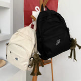 Embroidery Leisure Couples Harajuku Large Capacity Backpack