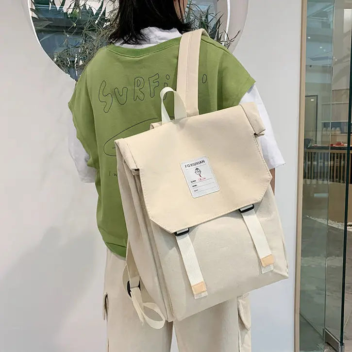 Women Hasp All-match Large Capacity Backpack