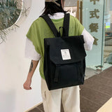 Women Hasp All-match Large Capacity Backpack