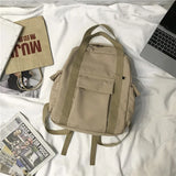 Harajuku Multifunction Travel Backpack Retro Waterproof Bag