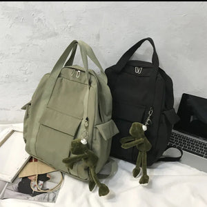 Harajuku Multifunction Travel Backpack Retro Waterproof Bag