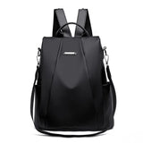 Women Nylon Travel Backpack Large Capacity Water-proof Gray