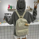 Waterproof Oxford Backpack Large Capacity Unisex Travel Bag