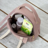 Pink Mini Crossbody Backpack for Women, Stylish Girls School Bag