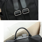 Women's Khaki Backpack Shoulder Bag Large Capacity All-match Casual Tote