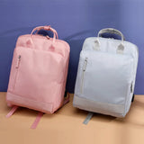 Waterproof Backpack for Teenage Girl Nylon Daily Travel Softback