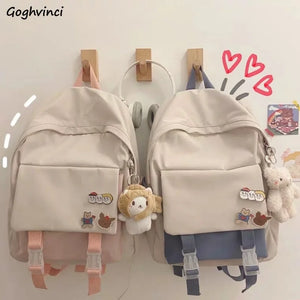 Waterproof Floral Backpack Women Big Capacity Ulzzang Style Ins School